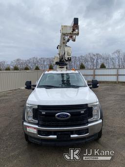 (South Beloit, IL) Versalift SST37EIH, Articulating & Telescopic Bucket Truck mounted behind cab on