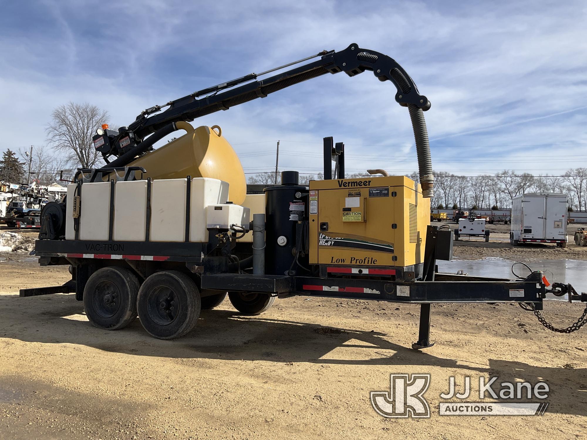 (South Beloit, IL) 2019 Vac-Tron Equipment T/A Vacuum Trailer Runs, Operates) ( Boom Remote Broken i