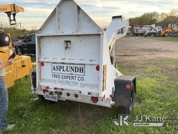 (San Antonio, TX) 2015 Altec WC126A Chipper (12in Drum), trailer mtd No Title) (Not Running, Conditi