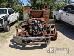 (Alvin, TX) 2018 Ford F550 4x4 Extended-Cab Pickup Truck Burned Out, Scrap Value Only