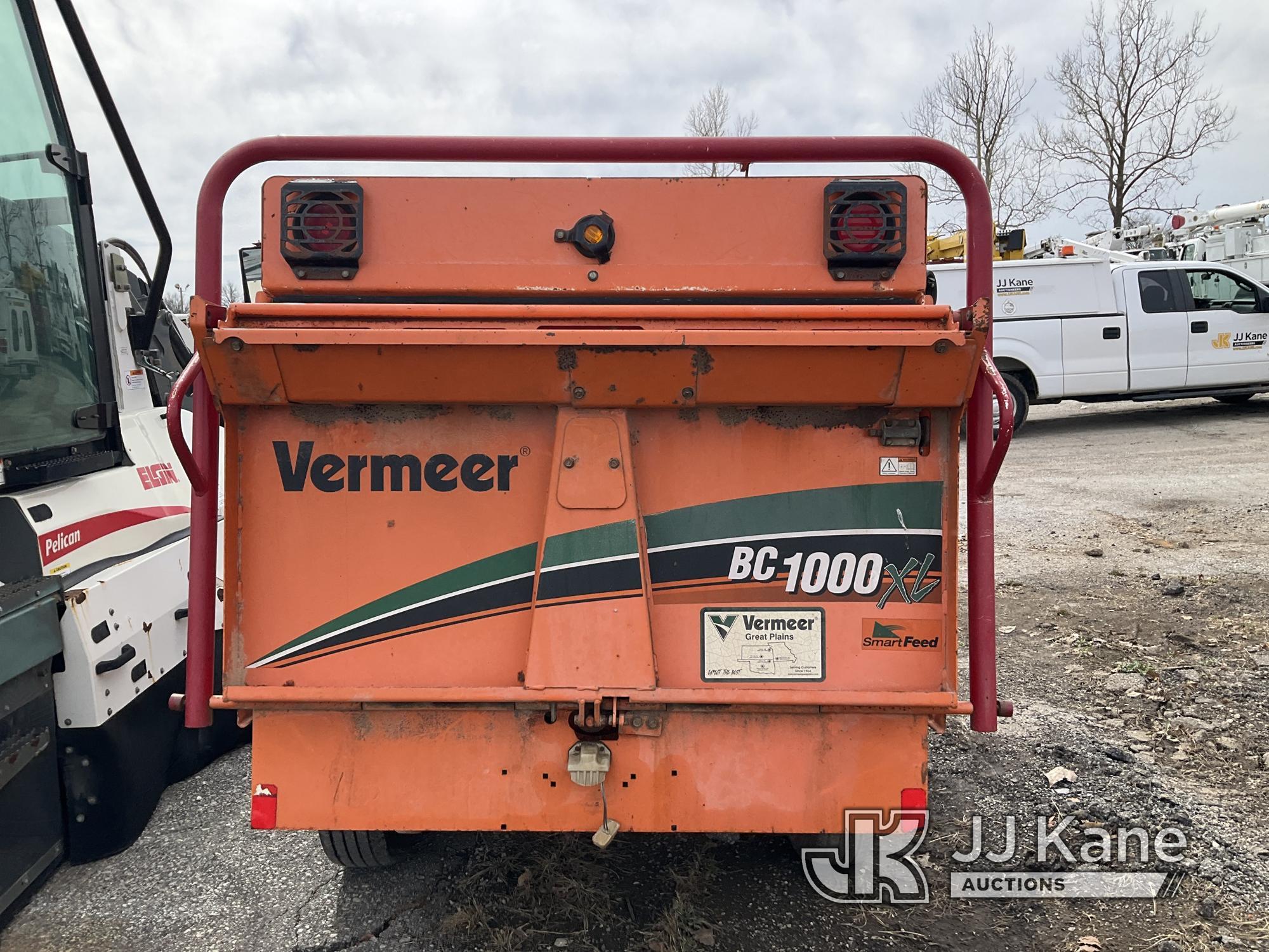 (Kansas City, MO) 2010 Vermeer BC1000XL Chipper (12in Drum) No Title) (Not Running, Condition Unknow