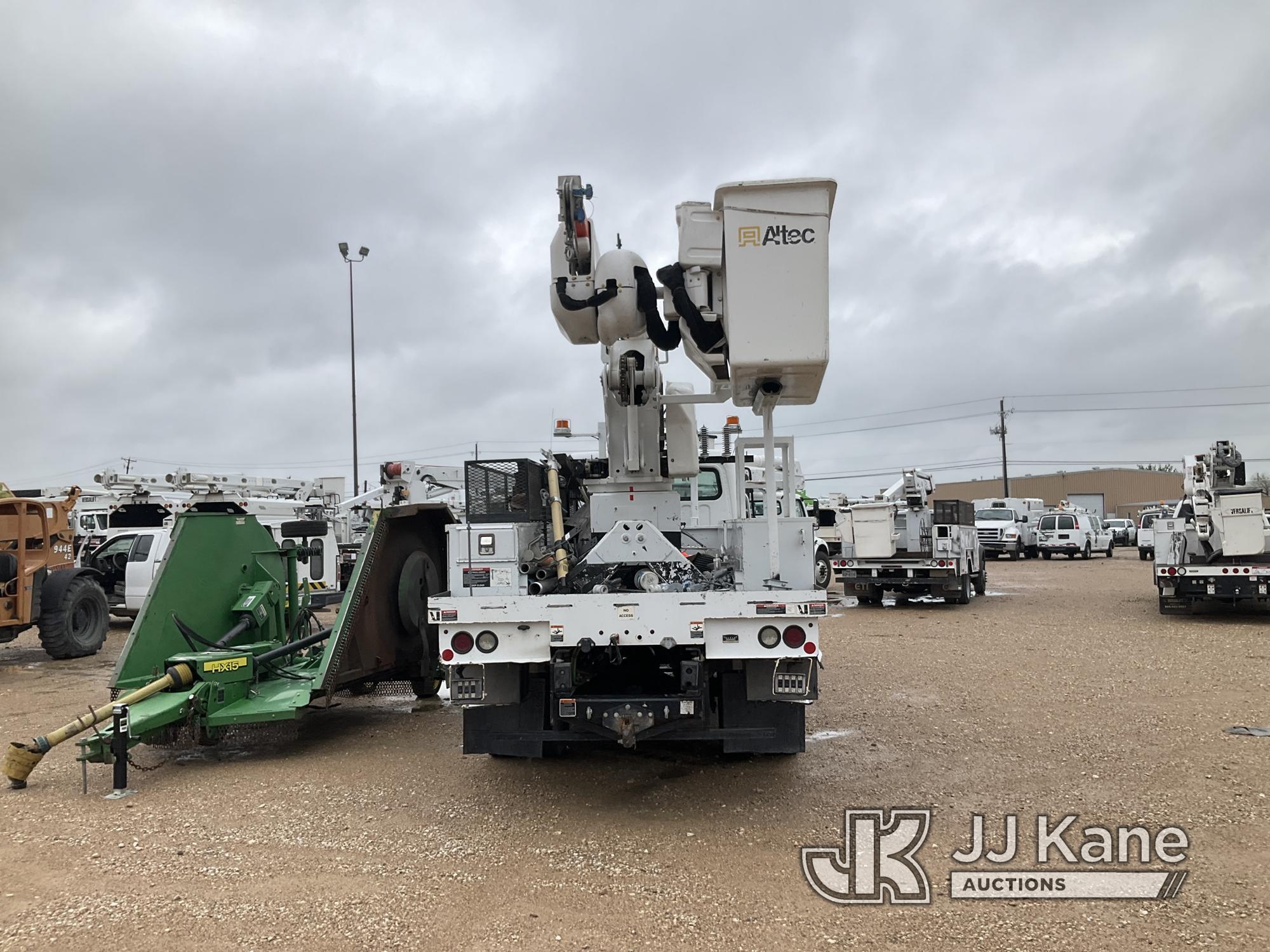 (Waxahachie, TX) Altec AA55-MH, Material Handling Bucket Truck rear mounted on 2019 Freightliner M2