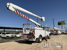 (San Antonio, TX) HiRanger 5FC-55, Bucket Truck mounted behind cab on 2002 Ford F750 Utility Truck R