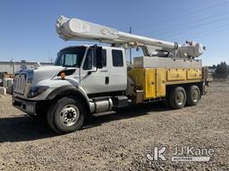 (Spencer, IA) Altec AM55E, Over-Center Material Handling Bucket rear mounted on 2010 International 7