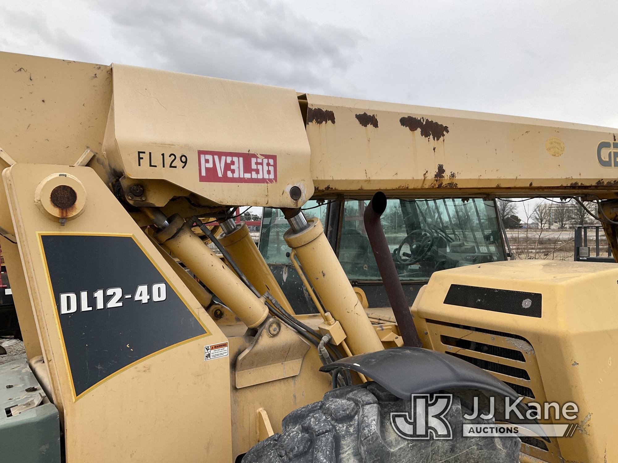 (Kansas City, MO) 2011 Gehl DL1240H Rough Terrain Forklift Runs & Operates) (Does Not Move, Conditio