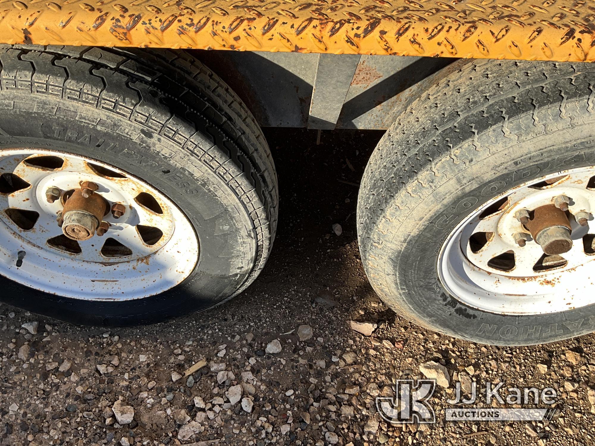 (Wolfforth, TX) 2005 Vactron PMD-00 T/A Vacuum Excavation Trailer Not Running) (Parts Only, Missing