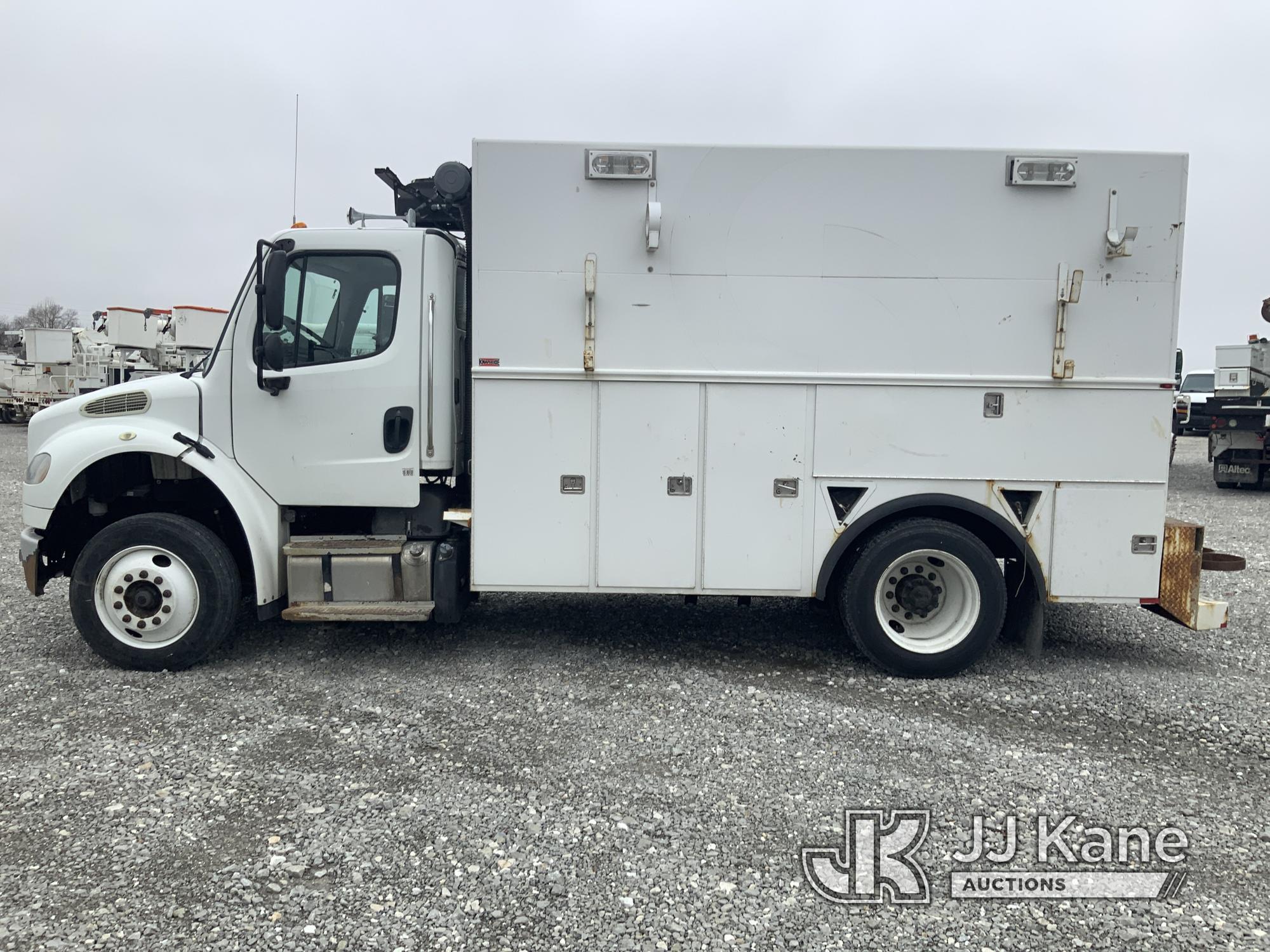 (Hawk Point, MO) 2014 Freightliner M2 Enclosed High-Top Service Truck Runs & Moves) (Check Engine Li