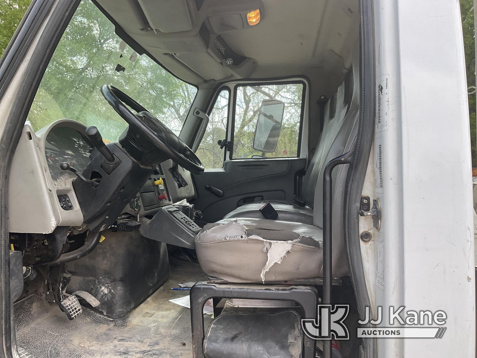 (Cypress, TX) Altec DC47-TR, Digger Derrick rear mounted on 2016 International 4300 DuraStar Utility