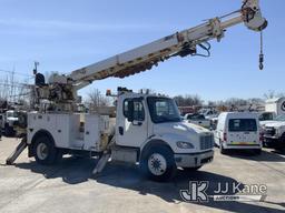 (South Beloit, IL) Altec DC47-TR, Digger Derrick rear mounted on 2016 Freightliner M2 106 Utility Tr