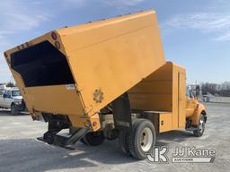 (Hawk Point, MO) 2008 Ford F650 Chipper Dump Truck Runs, Moves & Dump Bed Operates) (Body Damage