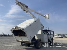 (Hawk Point, MO) HiRanger/Terex XT55, Over Center Bucket Truck mounted behind cab on 2012 Ford F750