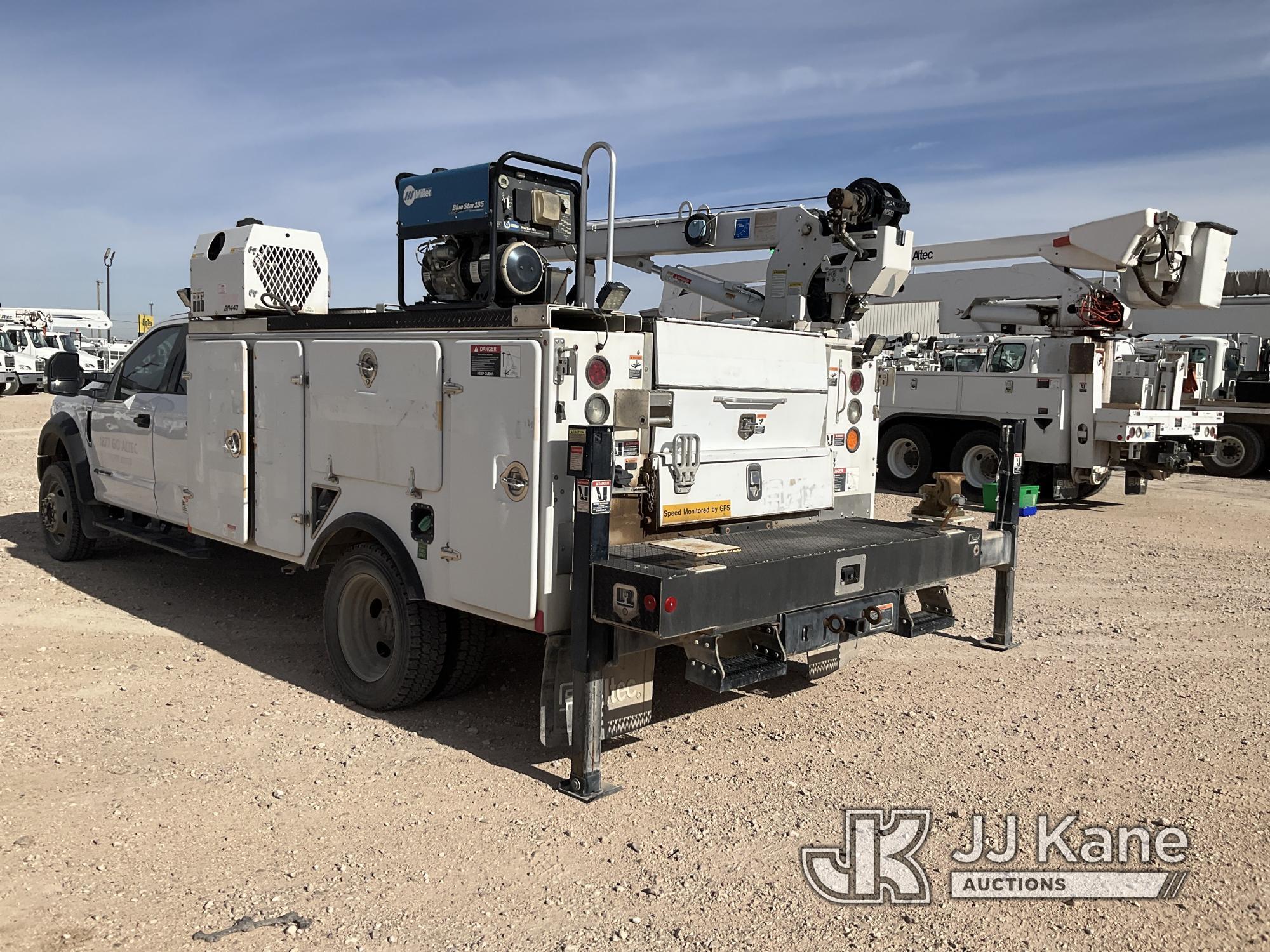 (Odessa, TX) 2019 Ford F550 Extended-Cab Mechanics Service Truck Runs & Moves) (Jump to Start, PTO E