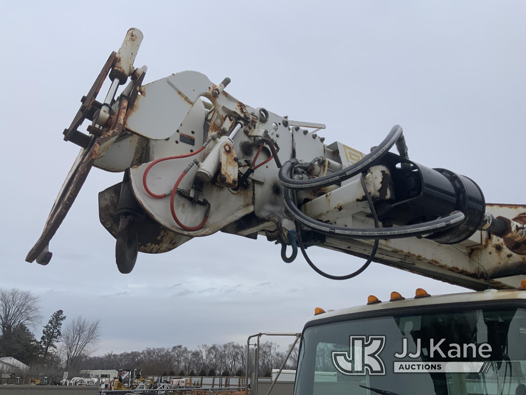 (South Beloit, IL) Altec DC47-TR, Digger Derrick mounted on 2016 Kenworth T300 Utility Truck Runs, M