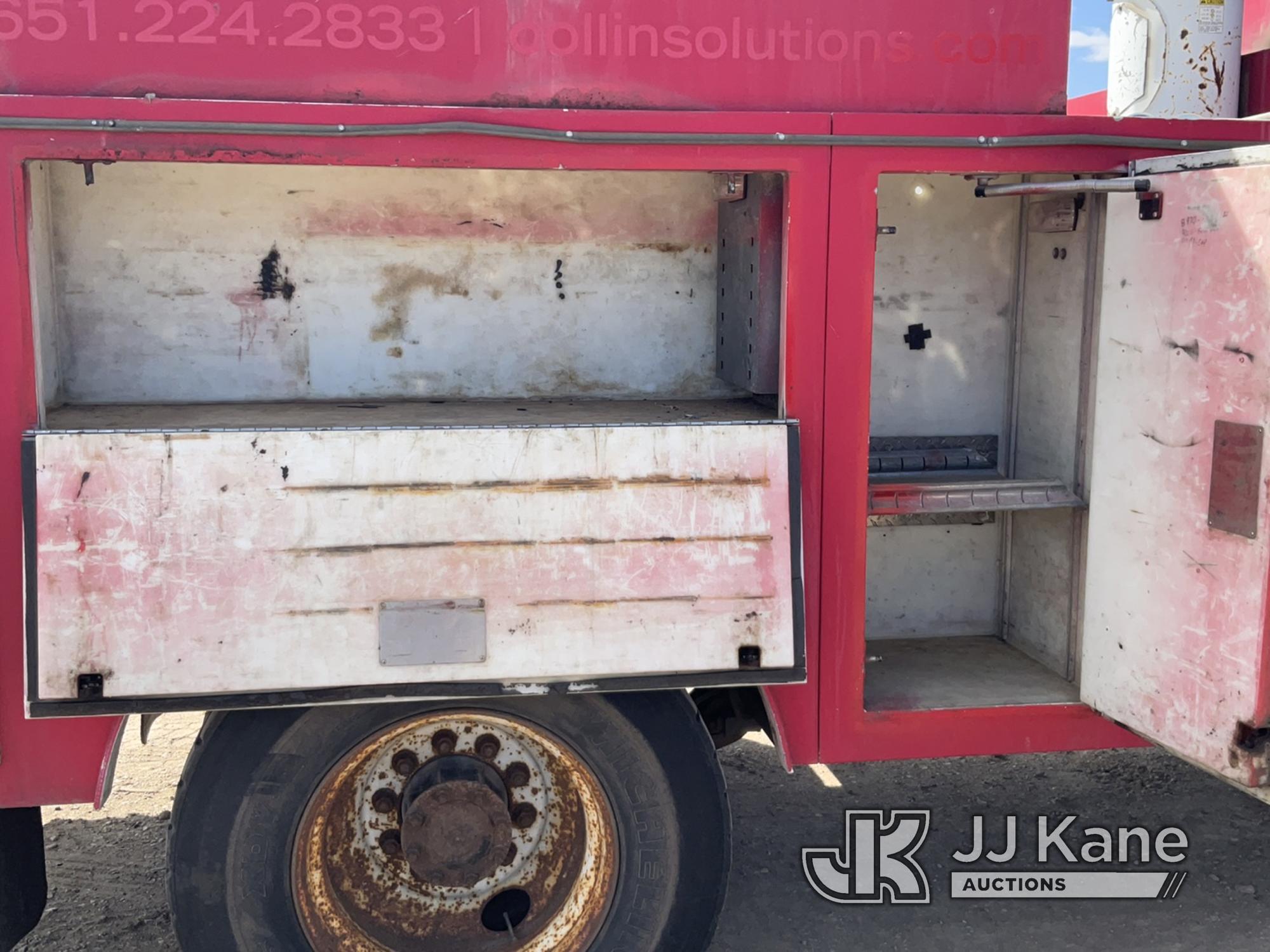 (Shakopee, MN) Altec TA41M, Articulating & Telescopic Material Handling Bucket Truck mounted behind