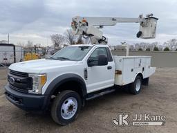 (South Beloit, IL) Altec AT200A, Telescopic Non-Insulated Bucket Truck mounted behind cab on 2017 Fo