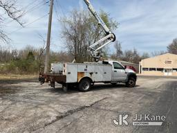 (Edwardsville, IL) Altec AT37G, Articulating & Telescopic Bucket Truck mounted behind cab on 2010 Do