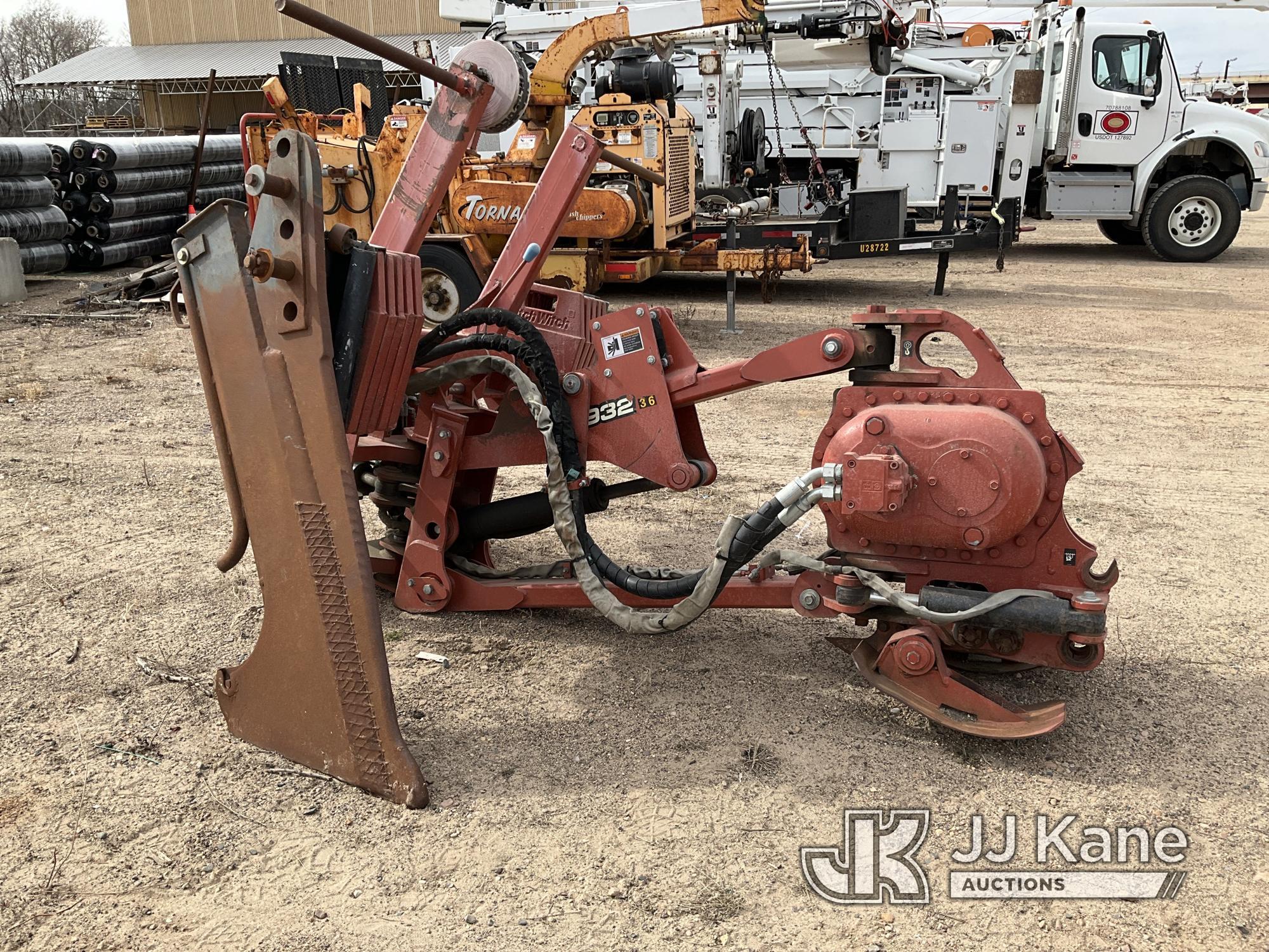 (Shakopee, MN) 2007 Ditch Witch RT95 Rubber Tired Trencher Runs & Operates