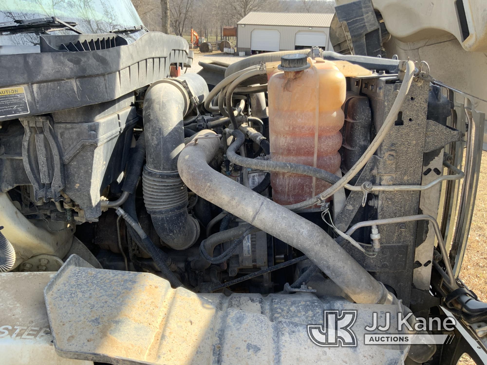 (Henryetta, OK) Altec AA755-MH, Material Handling Bucket Truck rear mounted on 2012 International 73