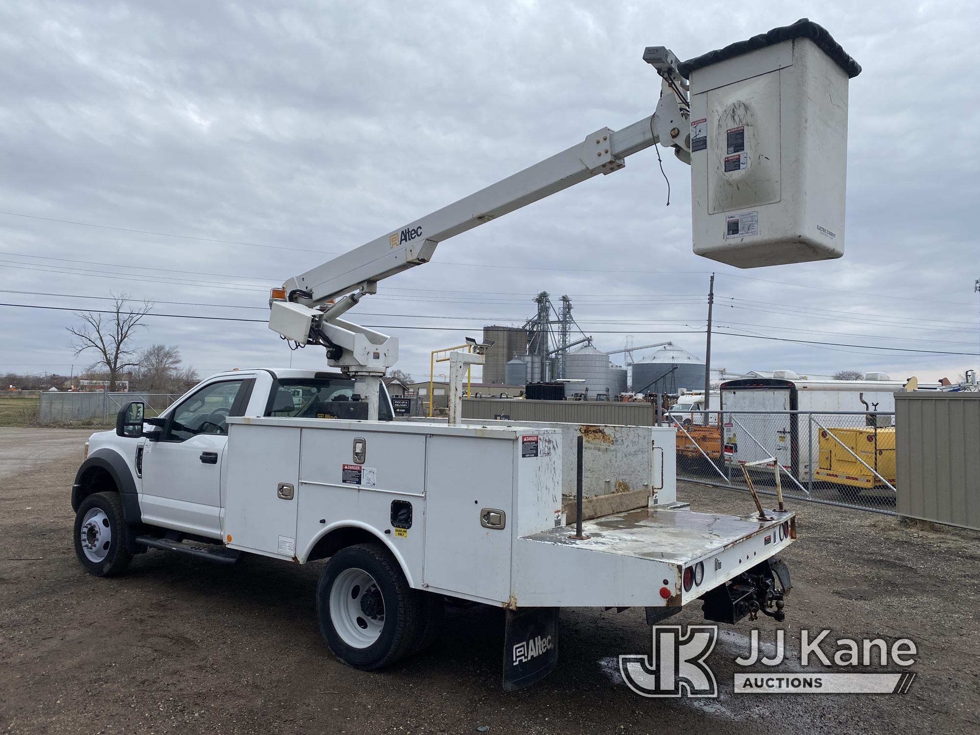 (South Beloit, IL) Altec AT200A, Telescopic Non-Insulated Bucket Truck mounted behind cab on 2017 Fo