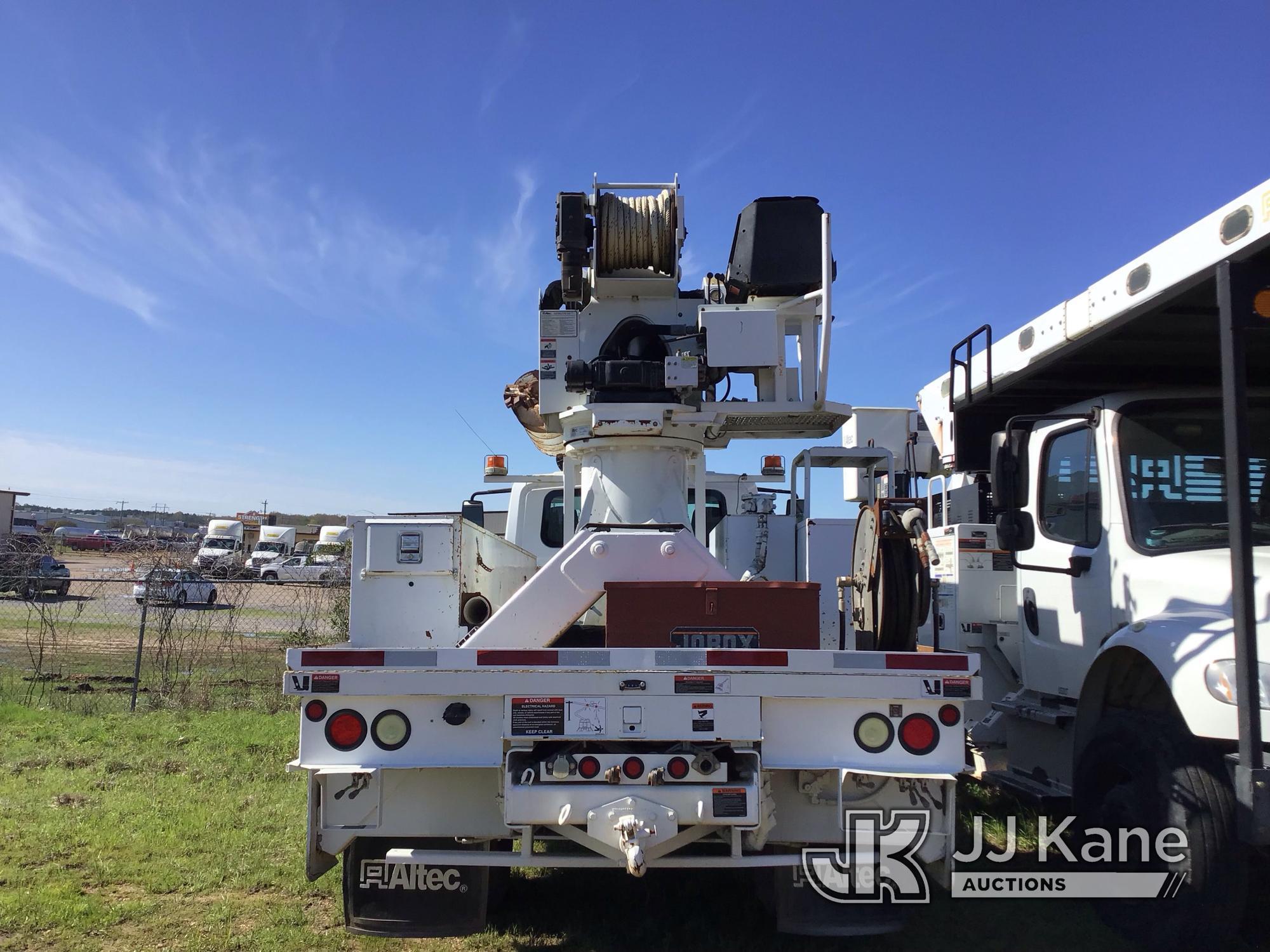 (Byram, MS) Altec DC47-TR, Digger Derrick rear mounted on 2013 International 4300 DuraStar Utility T