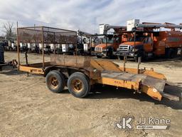 (South Beloit, IL) 1999 Premco T/A Tilt Deck Tagalong Equipment Trailer Rust Damage