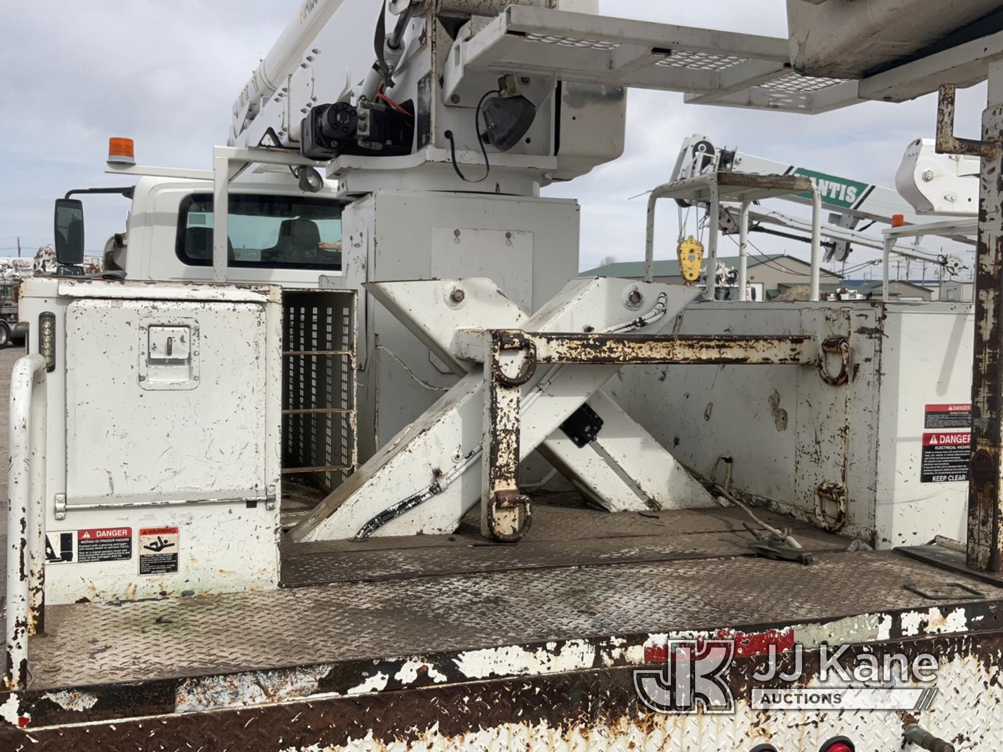 (Grand Island, NE) Altec AA55E, Material Handling Bucket Truck rear mounted on 2010 International 44