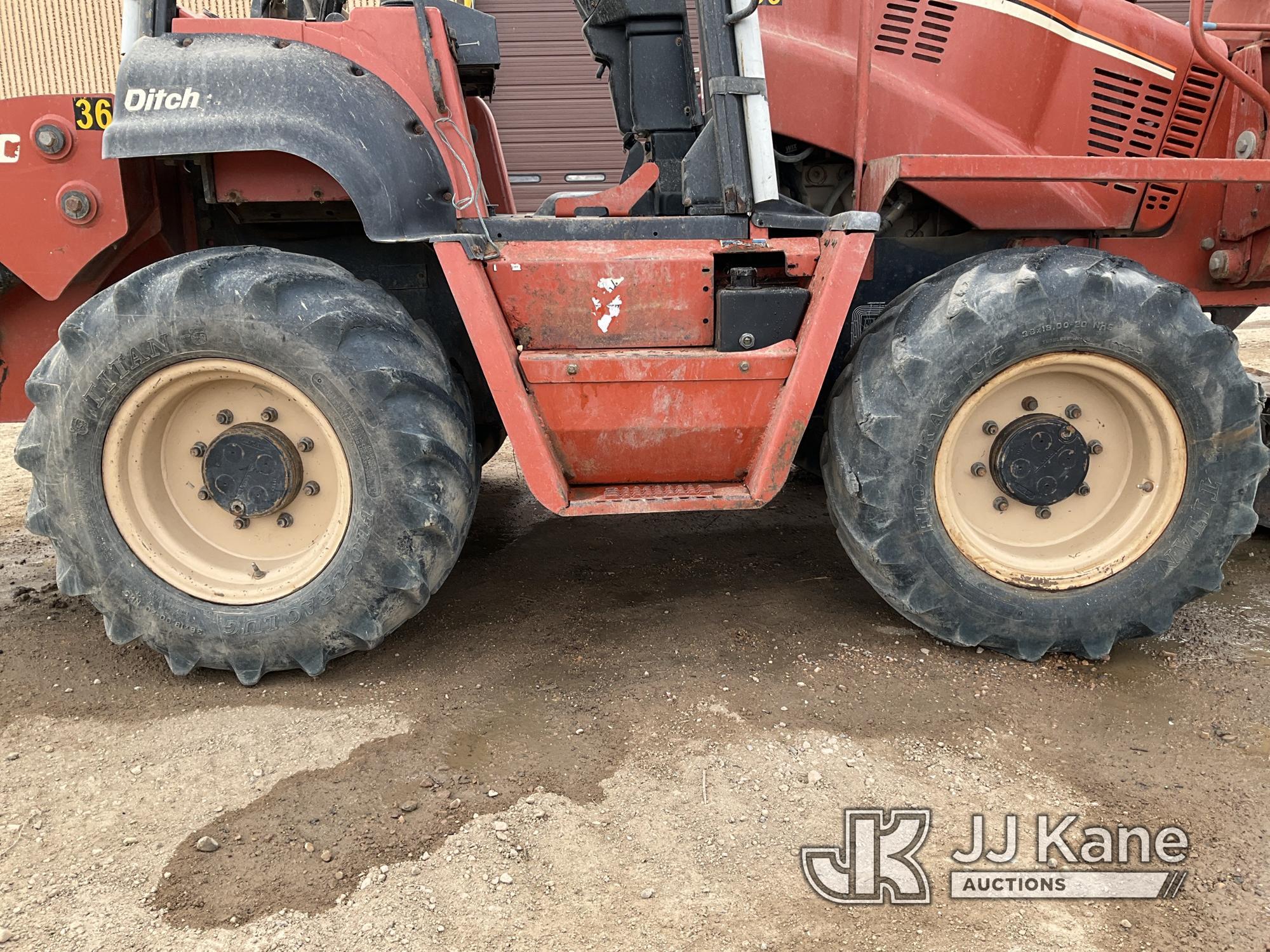 (Shakopee, MN) 2007 Ditch Witch RT95 Rubber Tired Trencher Runs & Operates