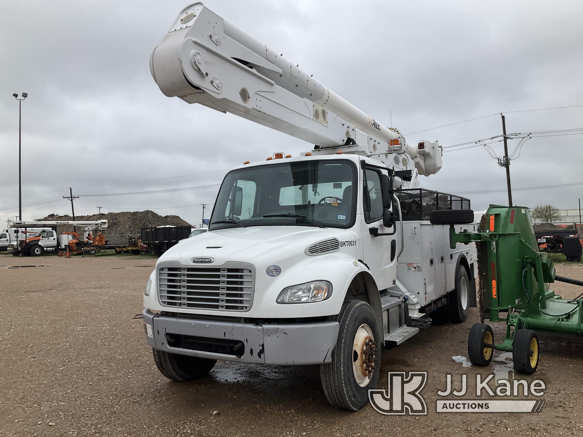 (Waxahachie, TX) Altec AA55-MH, Material Handling Bucket Truck rear mounted on 2019 Freightliner M2