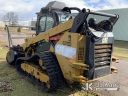 (Neenah, WI) 2017 Caterpillar 299D2XHP Skid Steer Loader Not Running, No Keys, Condition Unknown, Un