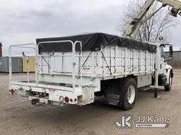 (Des Moines, IA) National N-50, Knuckleboom Crane mounted behind cab on 2004 International 4200 Stak