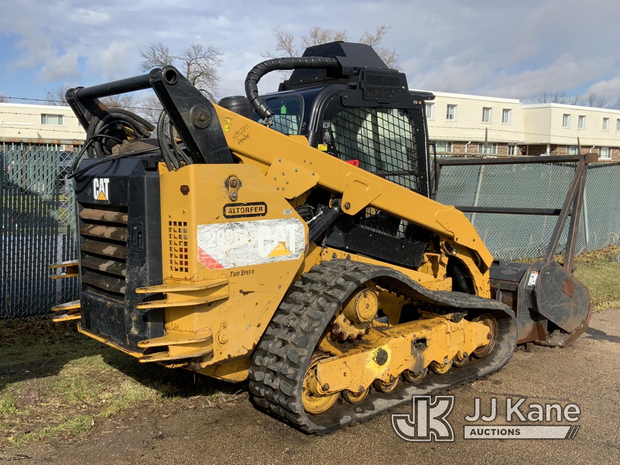 (Neenah, WI) 2017 Caterpillar 299D2XHP Skid Steer Loader Not Running, No Keys, Condition Unknown, Un