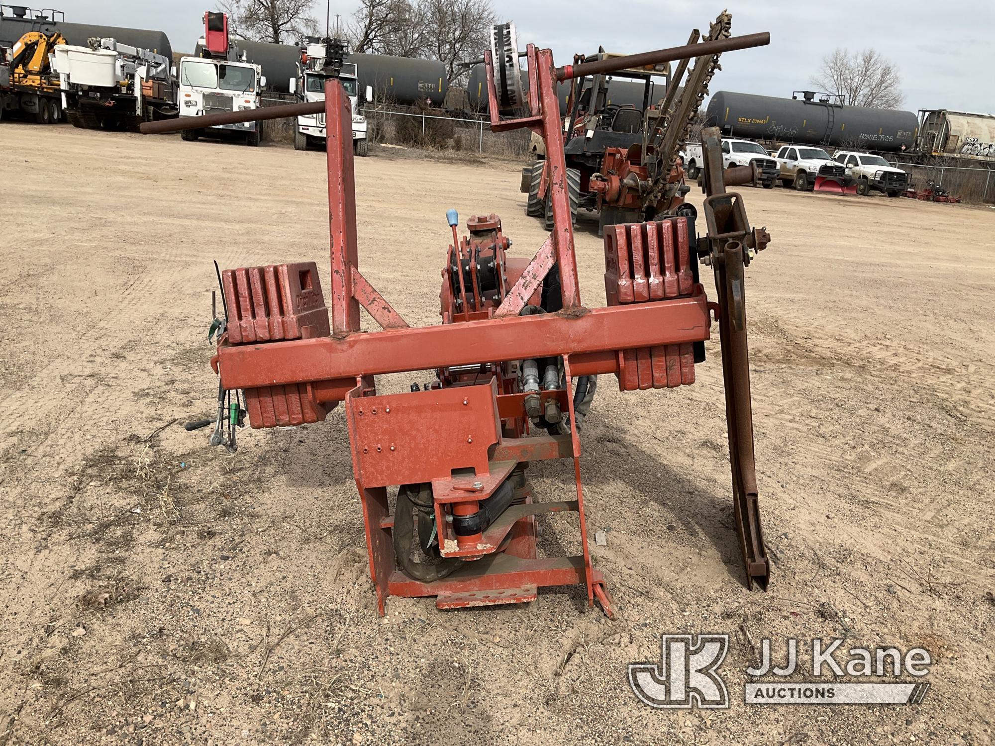 (Shakopee, MN) 2007 Ditch Witch RT95 Rubber Tired Trencher Runs & Operates