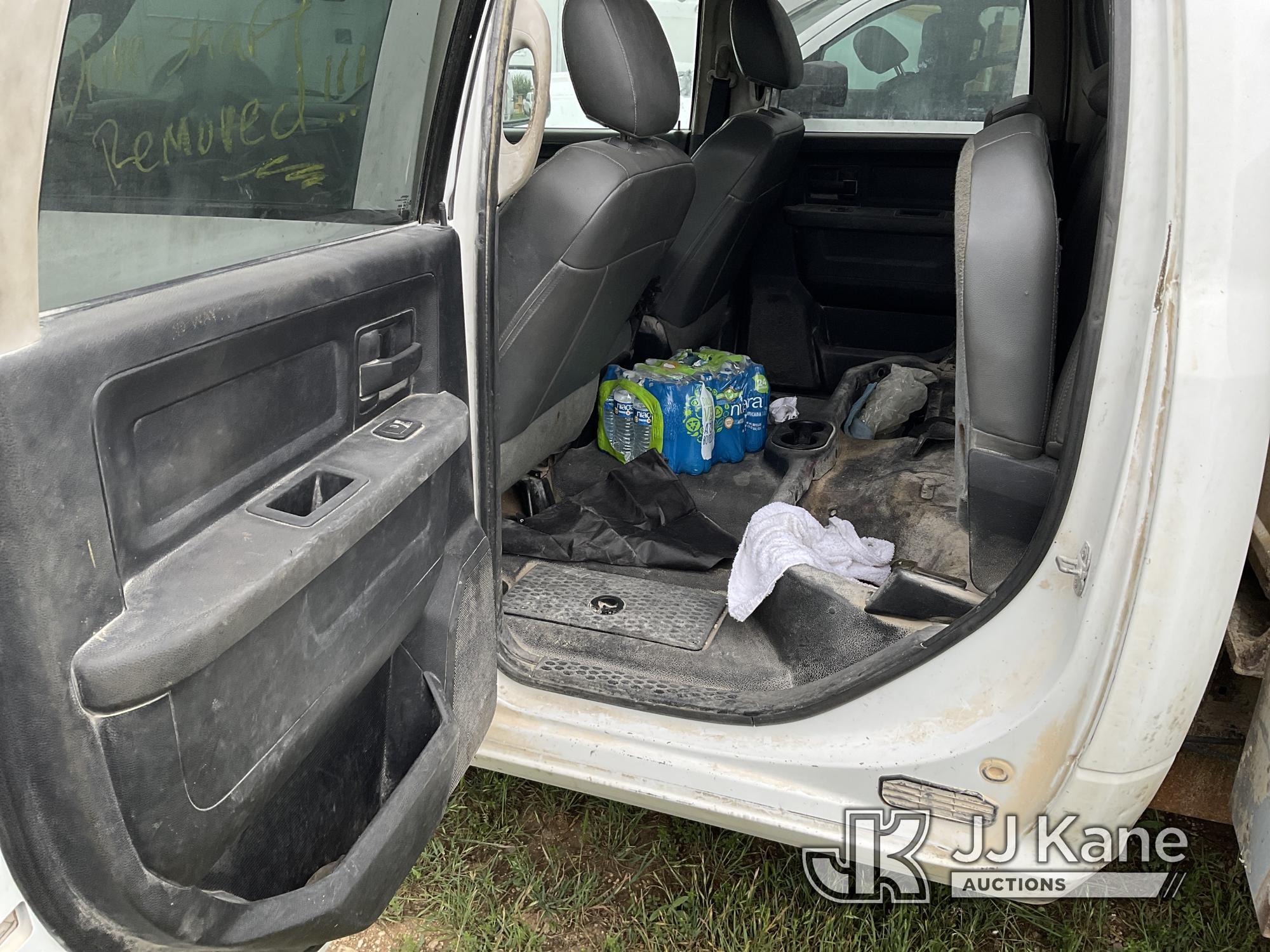 (San Antonio, TX) 2014 RAM 2500 4x4 Crew-Cab Service Truck Not Running, Condition Unknown) (Key Miss