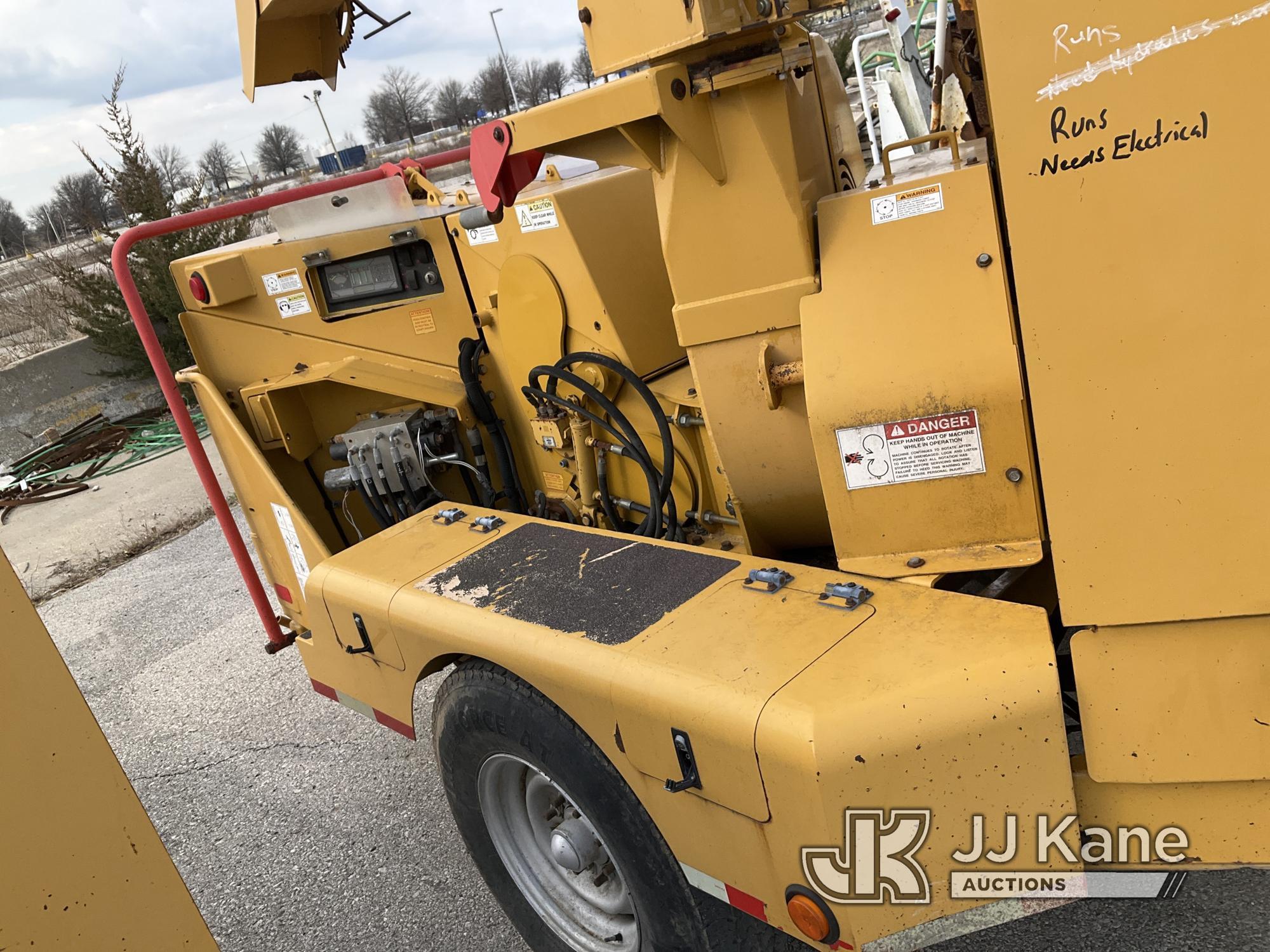 (Kansas City, MO) Rayco DXP Chipper (12in Disc), trailer mtd No Title) (Seller States: Runs, Needs E