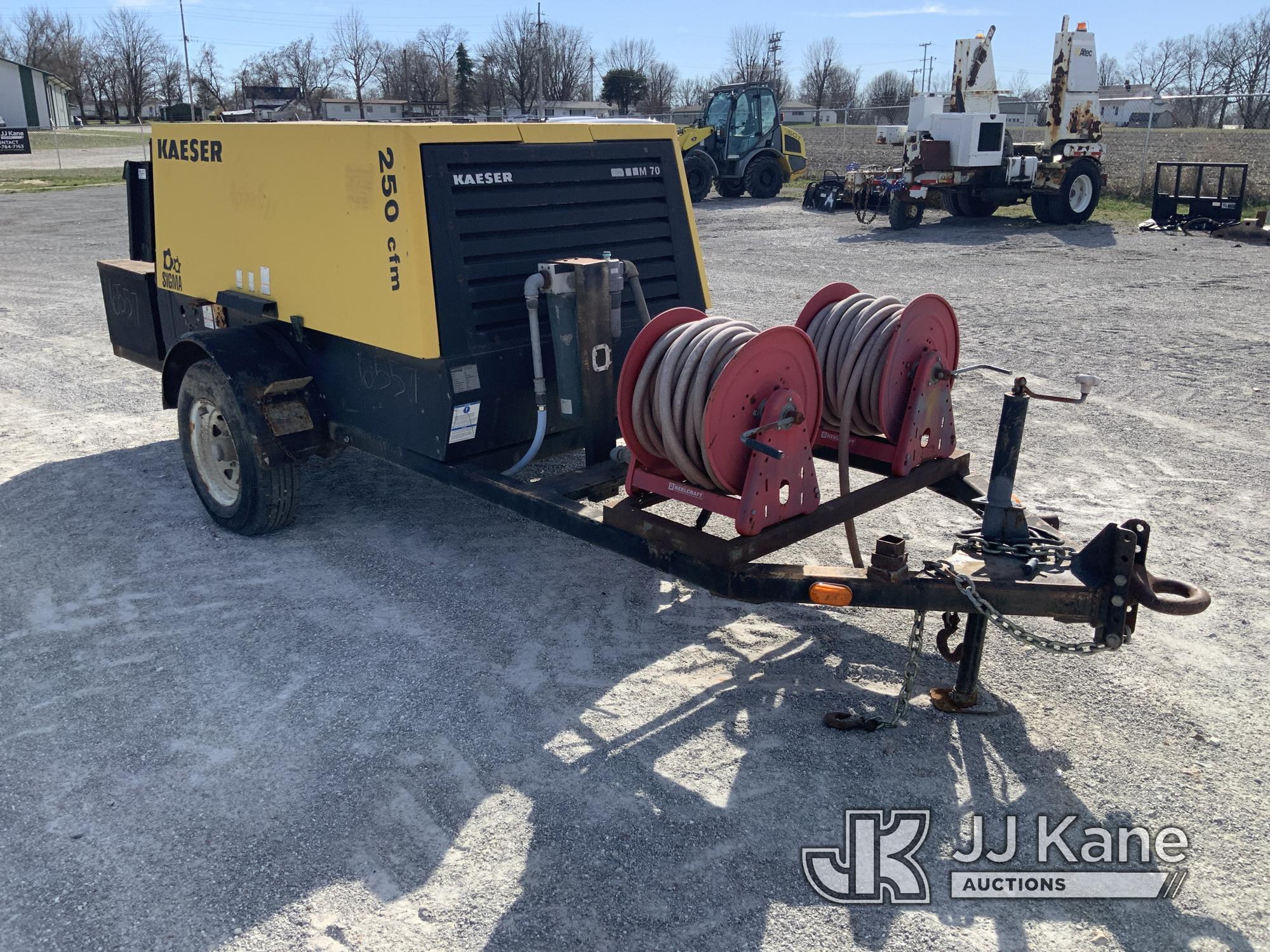 (Hawk Point, MO) 2006 Kubota M70 Portable Air Compressor No Title) (Runs, Builds Air.