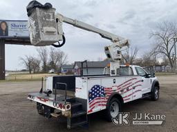 (South Beloit, IL) Versalift SST37EIH, Articulating & Telescopic Bucket Truck mounted behind cab on