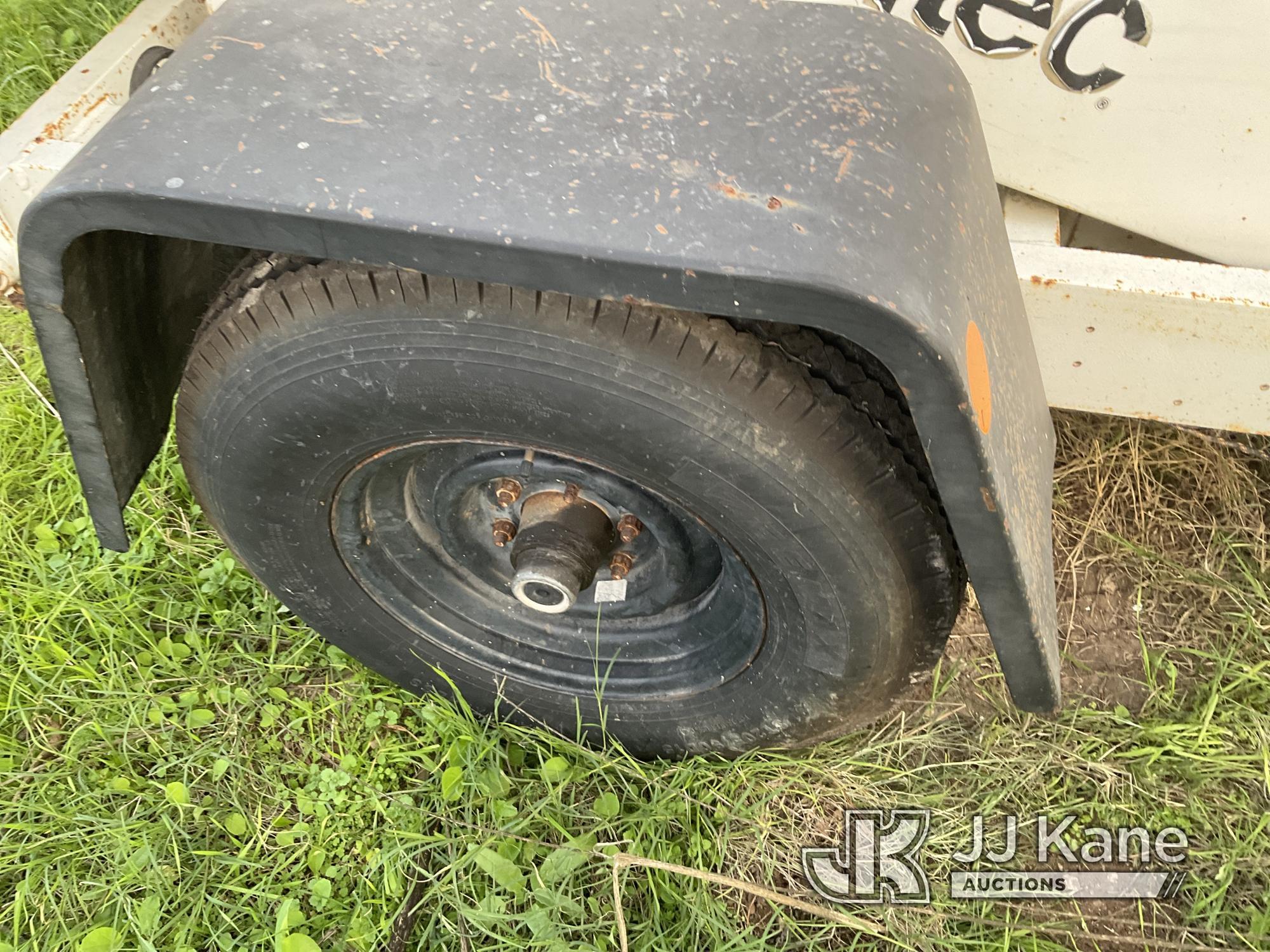 (San Antonio, TX) 2015 Altec WC126A Chipper (12in Drum), trailer mtd No Title) (Not Running, Conditi