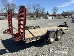 (Hawk Point, MO) 2020 Monroe Towmaster T/A Tagalong Equipment Trailer Seller states Damaged frame, n