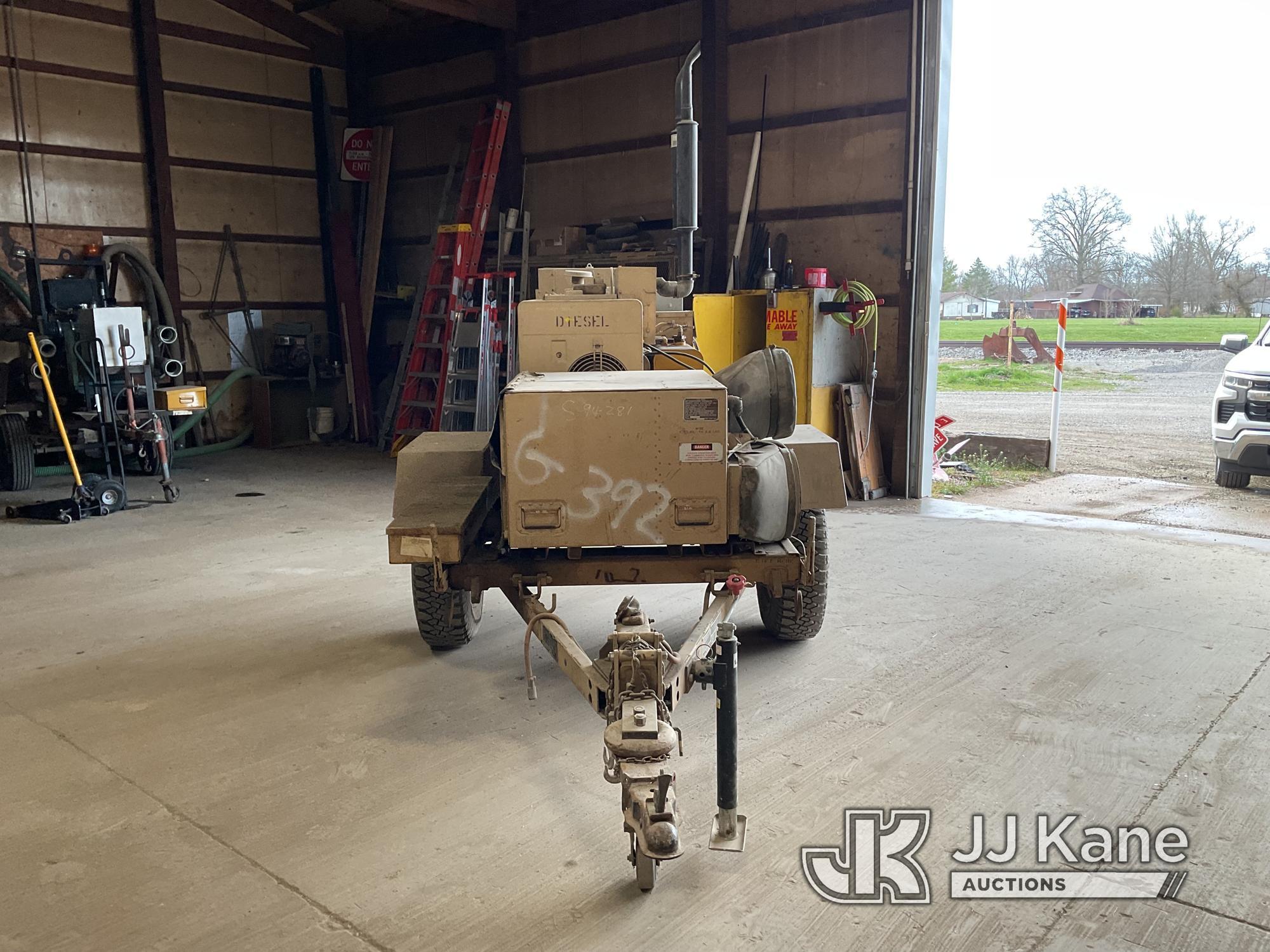 (Saint Libory, IL) Keco Industries Portable Generator Runs,   Operates) (Seller Mentioned The Breake