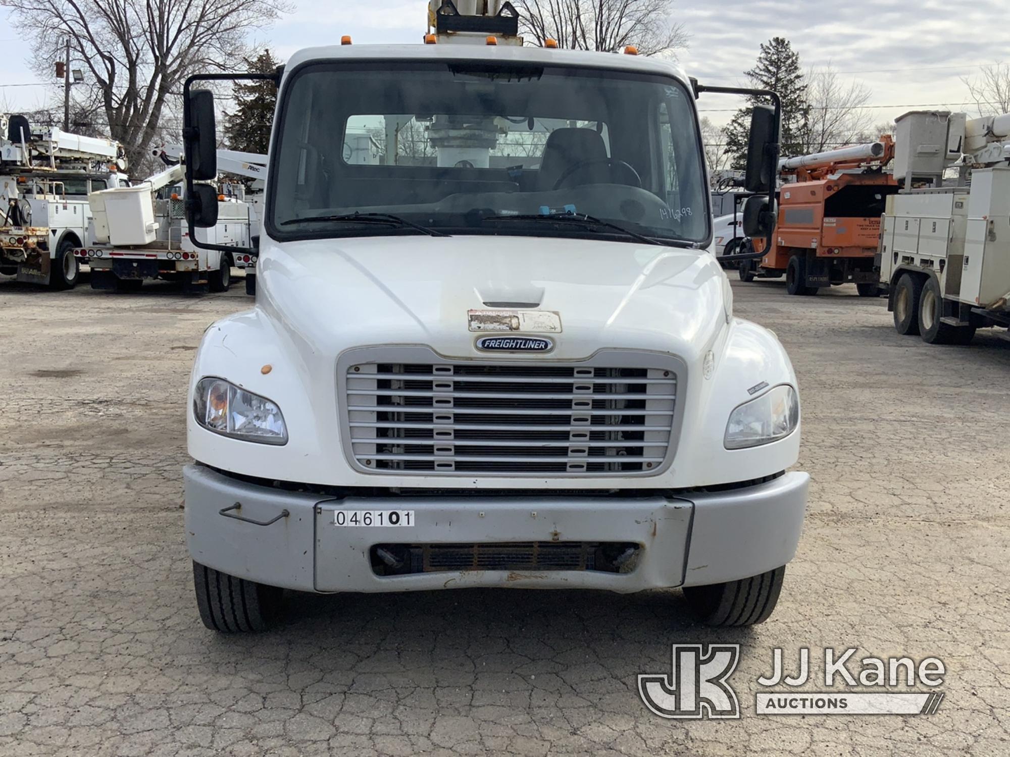 (South Beloit, IL) Altec TA60, Articulating & Telescopic Material Handling Bucket Truck rear mounted