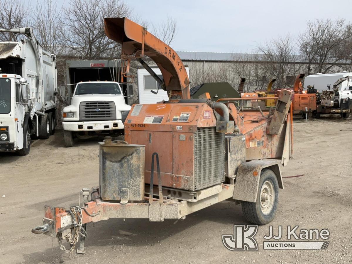 (Des Moines, IA) 2014 Altec DRM12 Chipper (12in Drum) No Title) (Starts But Stalls, Operating Condit