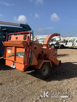 (Oklahoma City, OK) 2012 Vermeer BC1000XL Chipper (12in Drum) Not Running, Condition Unknown, Parts