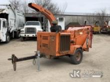 2012 Vermeer BC1000XL Chipper (12in Drum) No Title) (Runs) (Does Not Operate, Condition Unknown, Mis