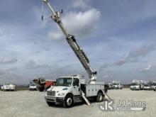 Altec DM47B-TR, Digger Derrick rear mounted on 2017 Freightliner M2106 Utility Truck Runs, Moves & U