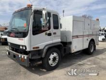 2001 GMC T6500 Utility Truck Runs & Moves