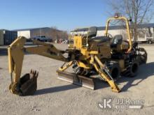 2007 Vermeer RT650 Rubber Tired Trencher Runs, Moves, Operates