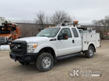 2011 Ford F350 4x4 Extended-Cab Service Truck Runs & Moves