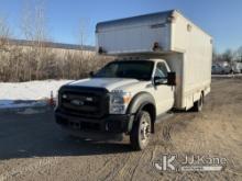 2013 Ford F550 4x4 Van Body Truck Runs & Moves