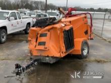 2022 Vermeer BC1000XL Chipper (12in Drum) Not Running, Condition Unknown, Wrecked) (Has Power & Turn