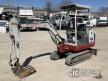 2004 Takeuchi TB016 Mini Hydraulic Excavator Runs, Moves, & Operates) (Seller States: Left Side Cont